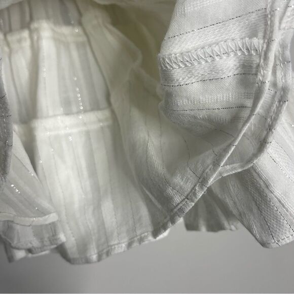 MISA Agnes Smocked Tiered mini skirt in XS . NWT - Picture 6 of 10